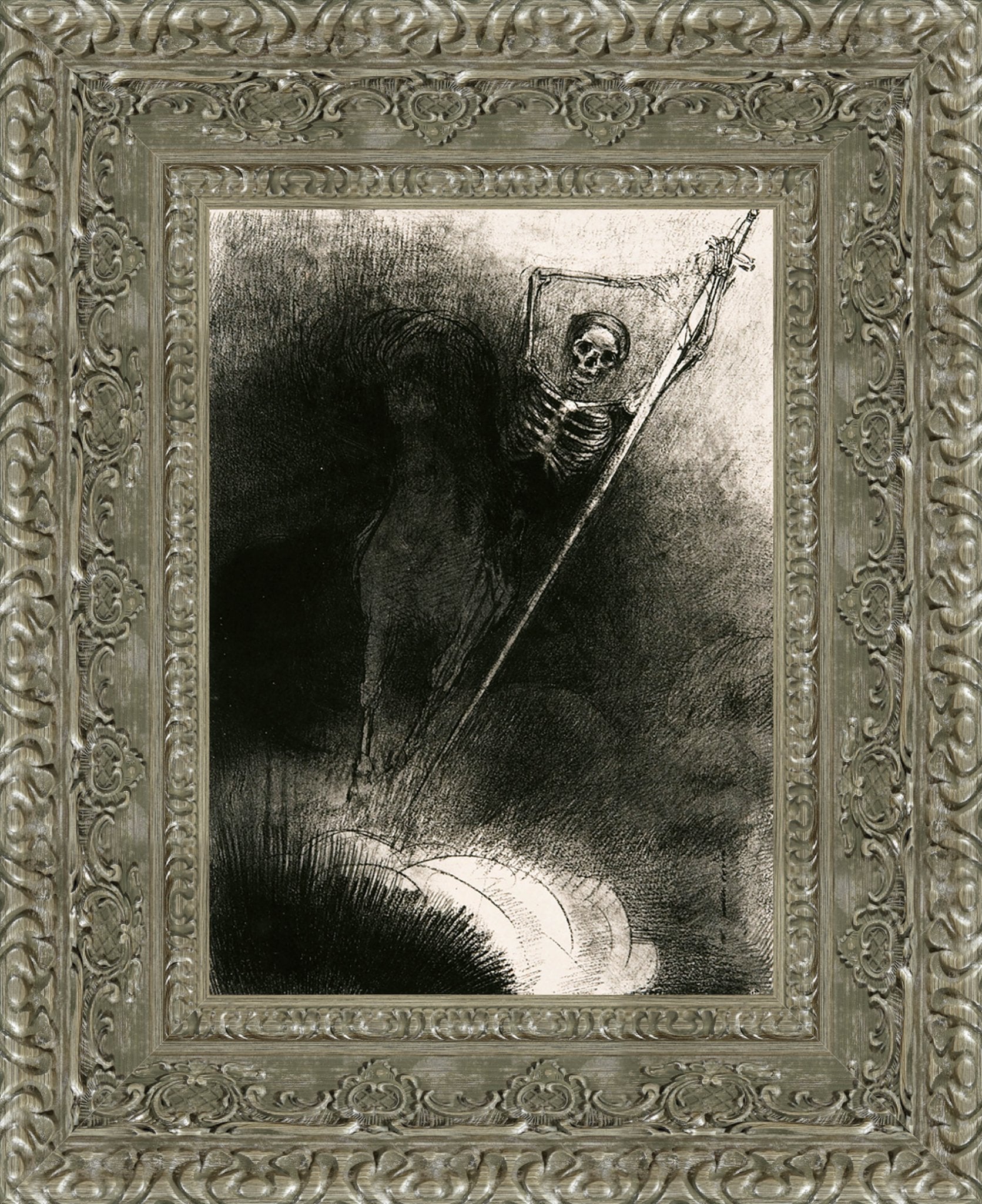 Apocalypse De Saint Jean III by Odilon Redon — Framed Giclee Canvas Print | Canvas Classics