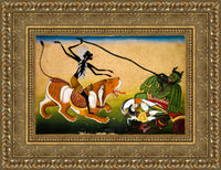 Gold frame