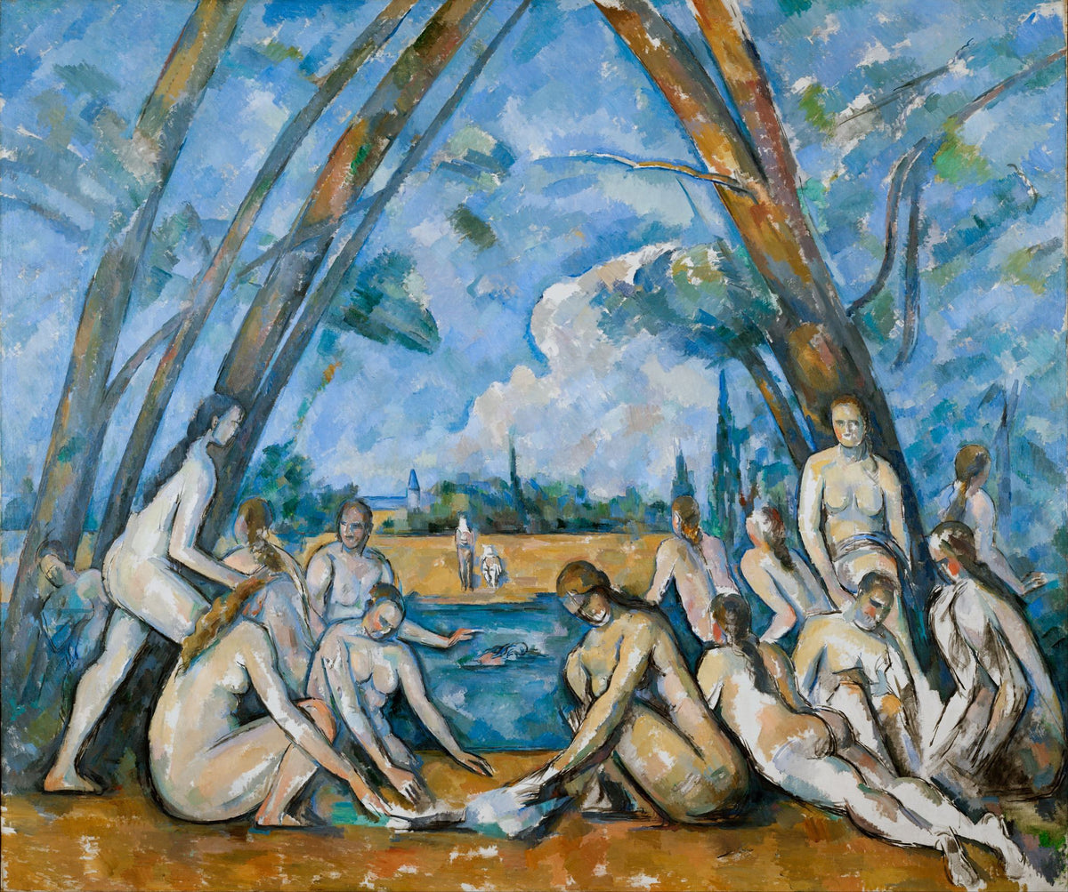 The Large Bathers – Paul Cézanne, 1906, framed