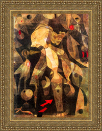 Gold frame