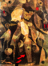 A Young Lady's Adventure by Paul Klee — Framed Giclee Canvas Print | Canvas Classics