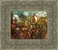 Silver frame