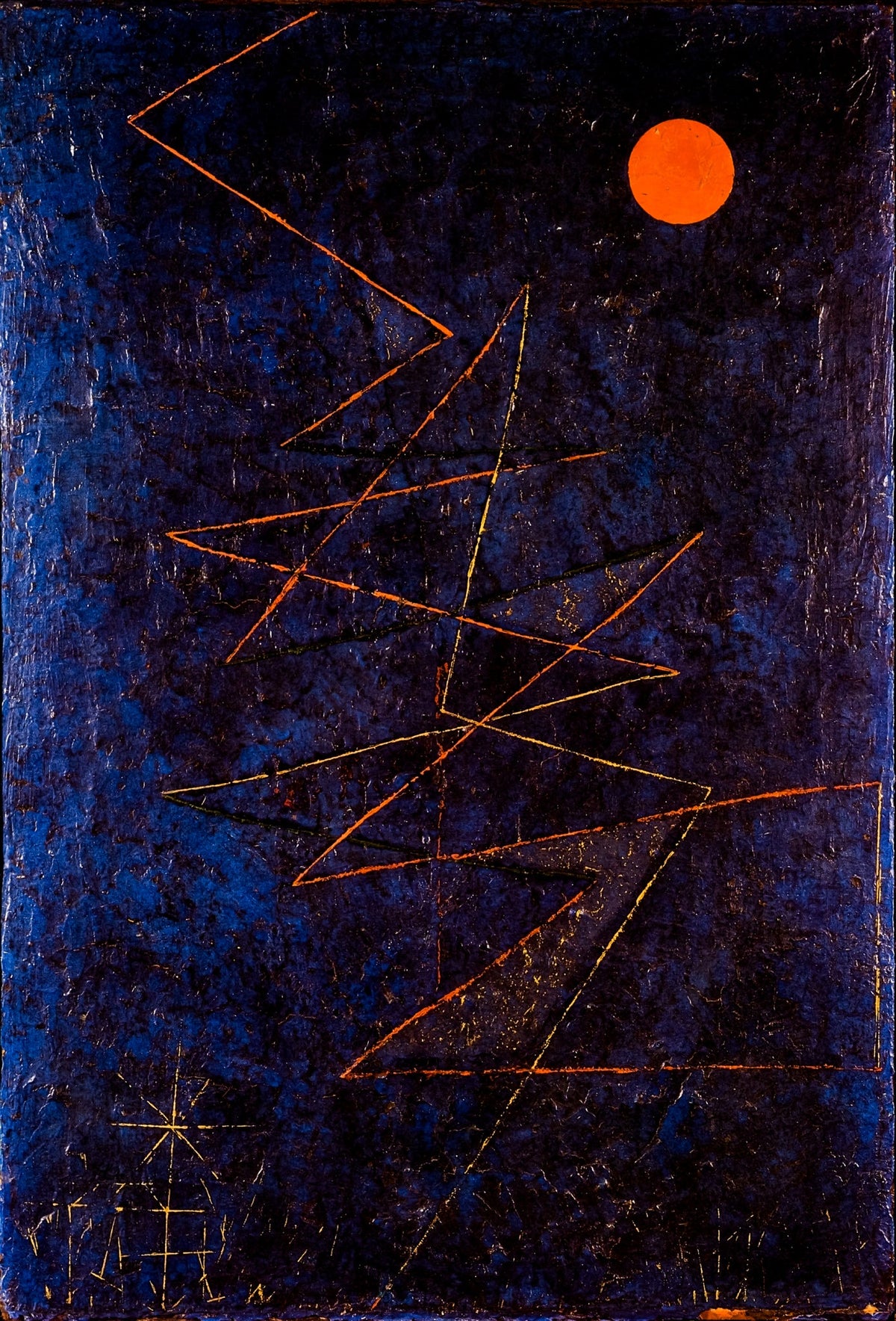 Coloured Lightning – Paul Klee, 1927 (unframed artwork)