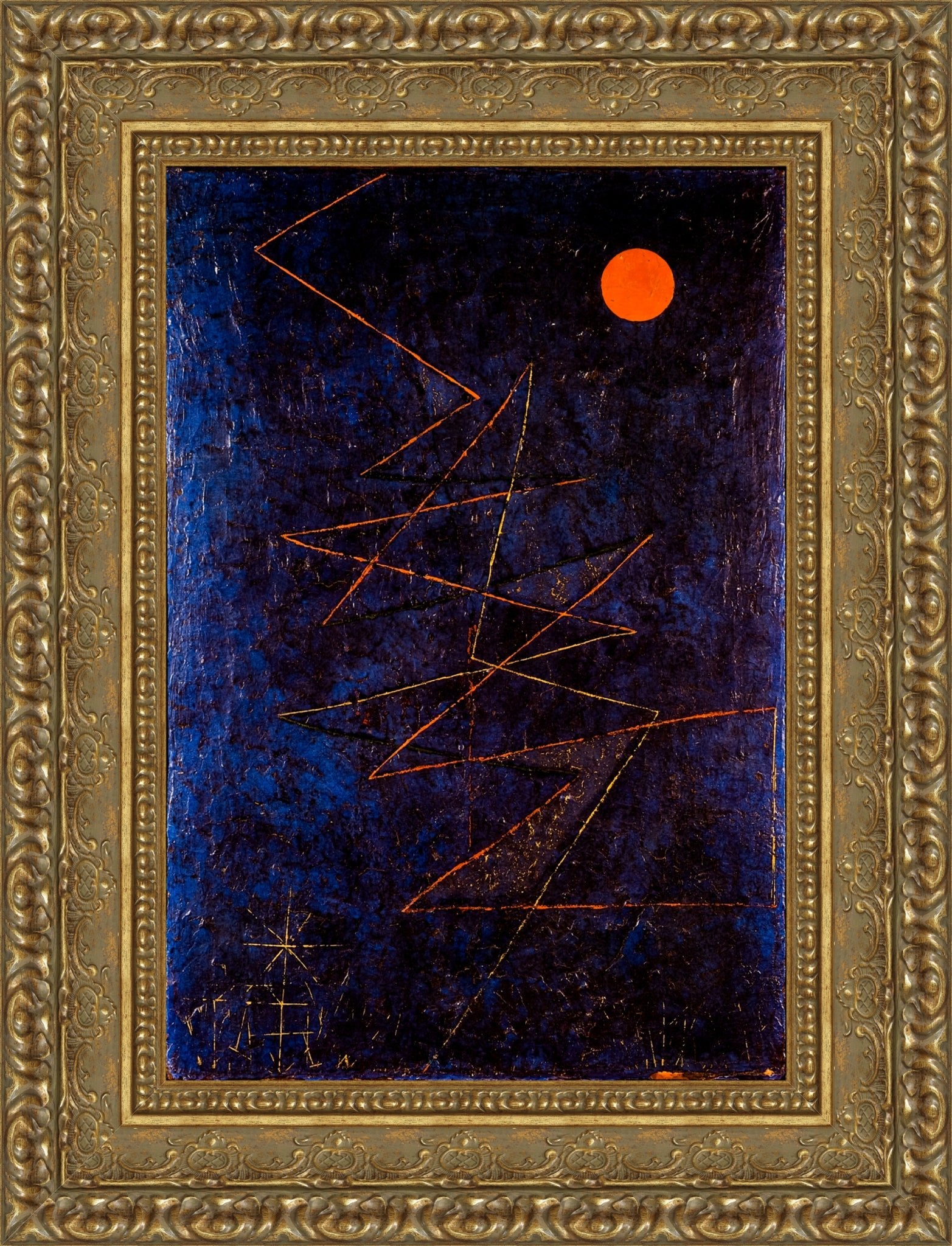 Coloured Lightning – Paul Klee, 1927