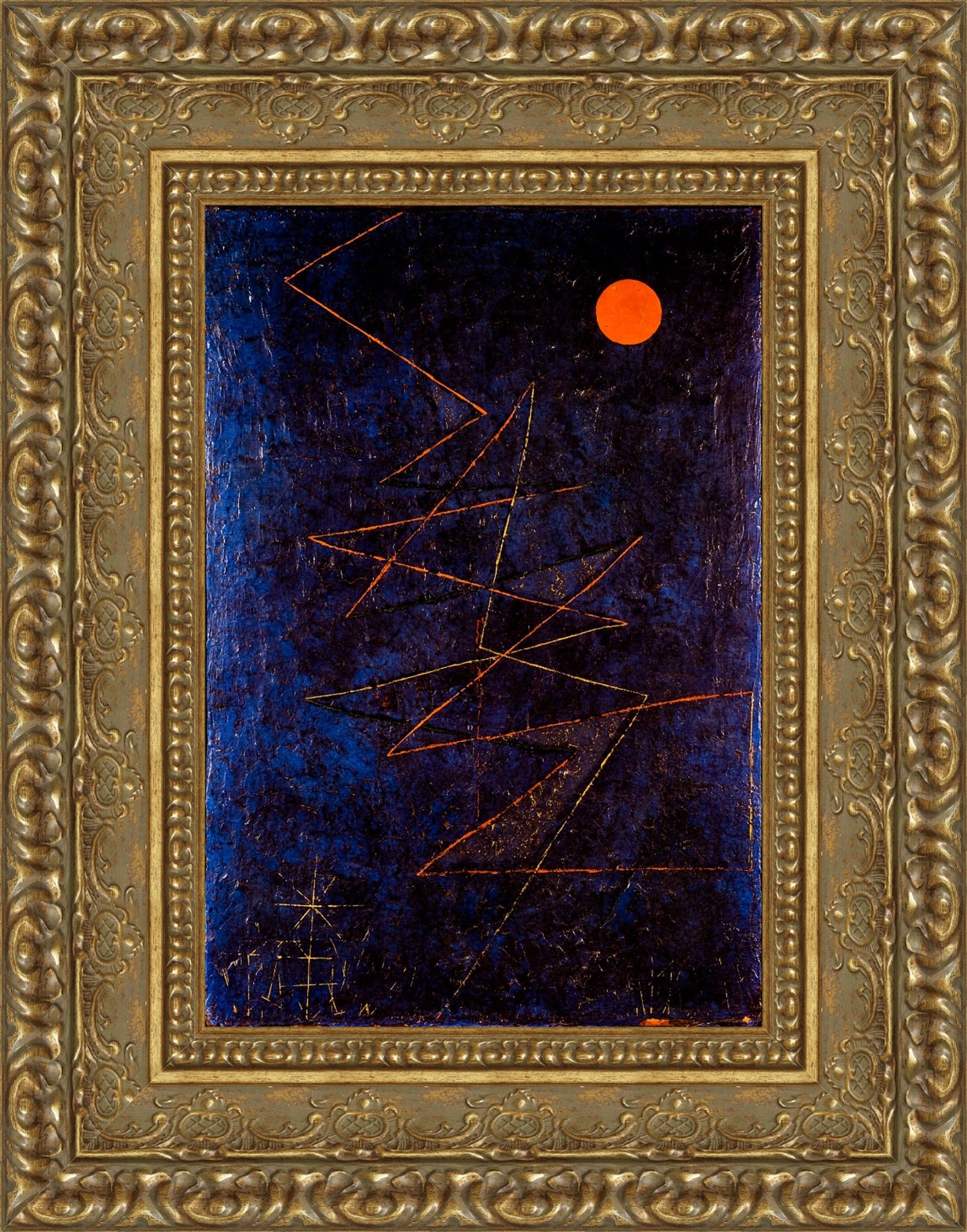 Coloured Lightning – Paul Klee, 1927