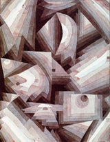 Crystal Graduation by Paul Klee — Framed Giclee Canvas Print | Canvas Classics