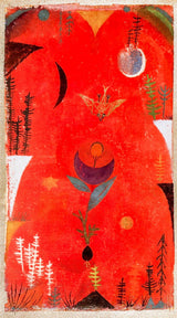 Flower Myth by Paul Klee — Framed Giclee Canvas Print | Canvas Classics