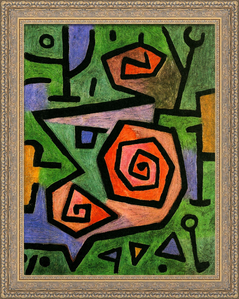 Heroic Roses – Paul Klee, 1938