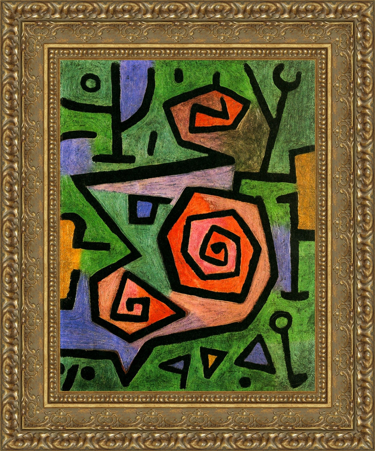 Heroic Roses – Paul Klee, 1938
