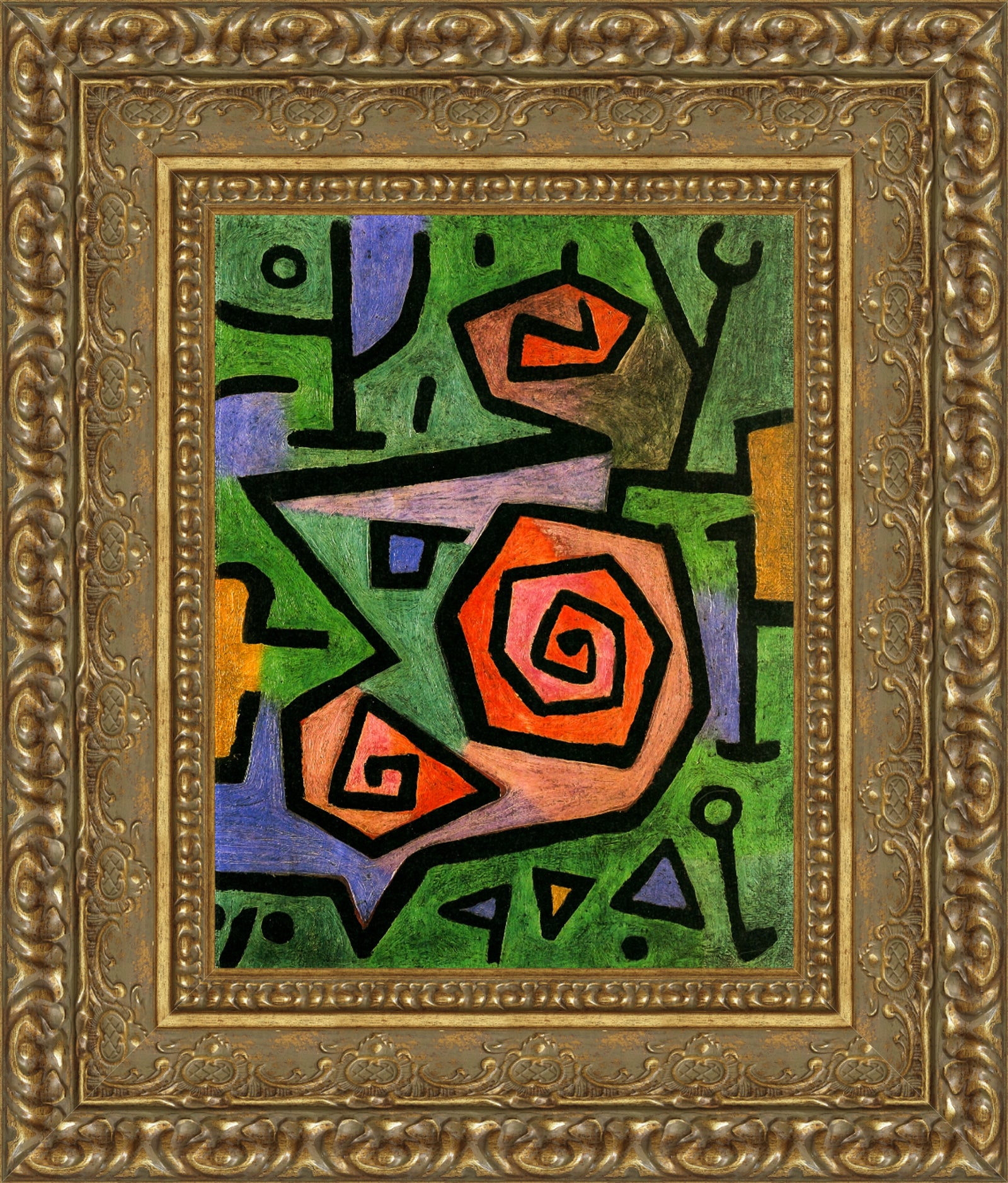 Heroic Roses – Paul Klee, 1938