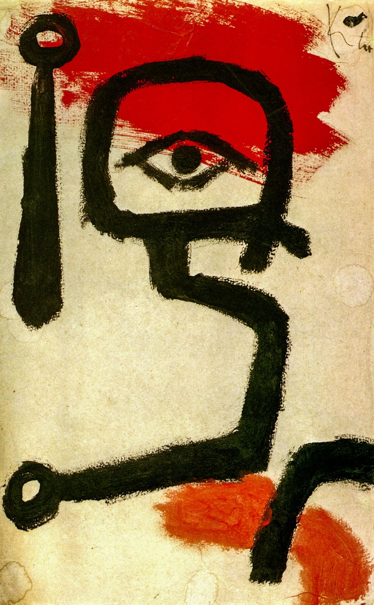 Kettle Drummer – Paul Klee, 1940, framed