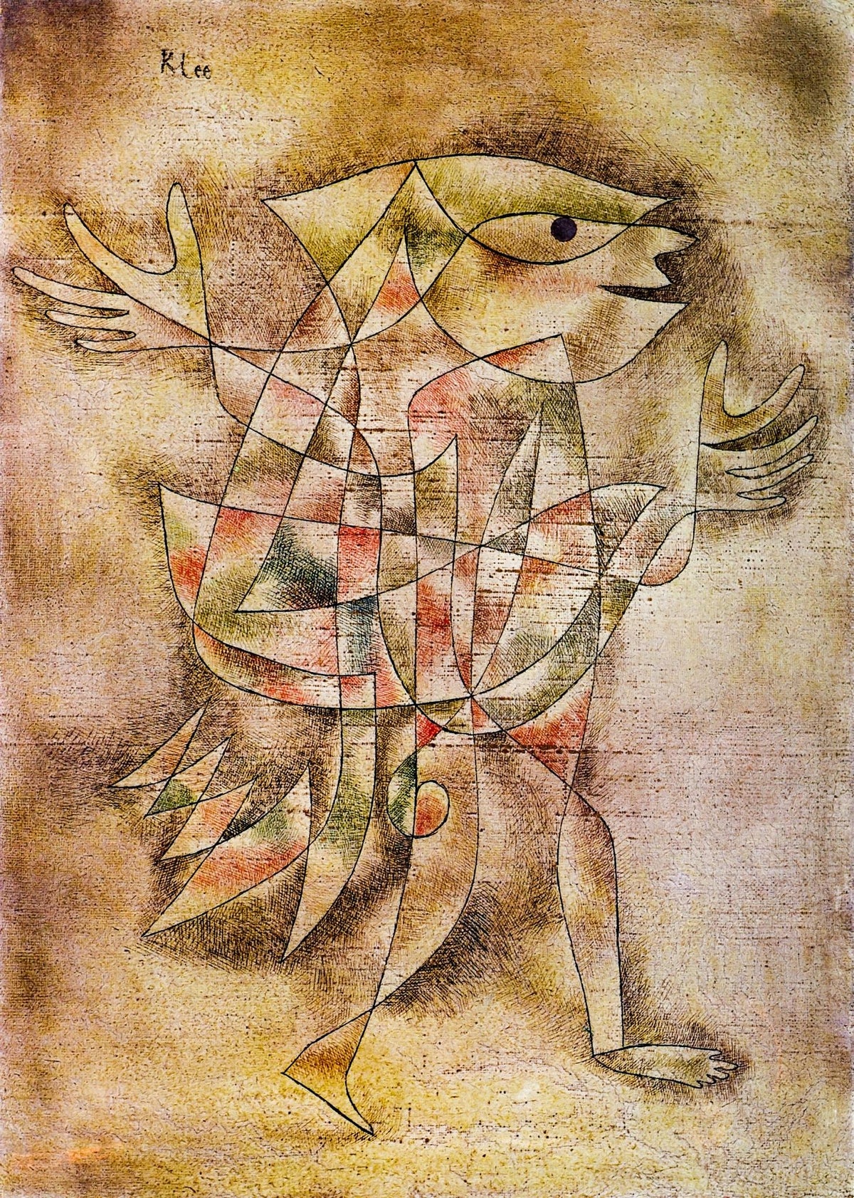 Little Jester in a Trance – Paul Klee, 1929, framed