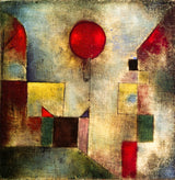 Red Balloon by Paul Klee — Framed Giclee Canvas Print | Canvas Classics