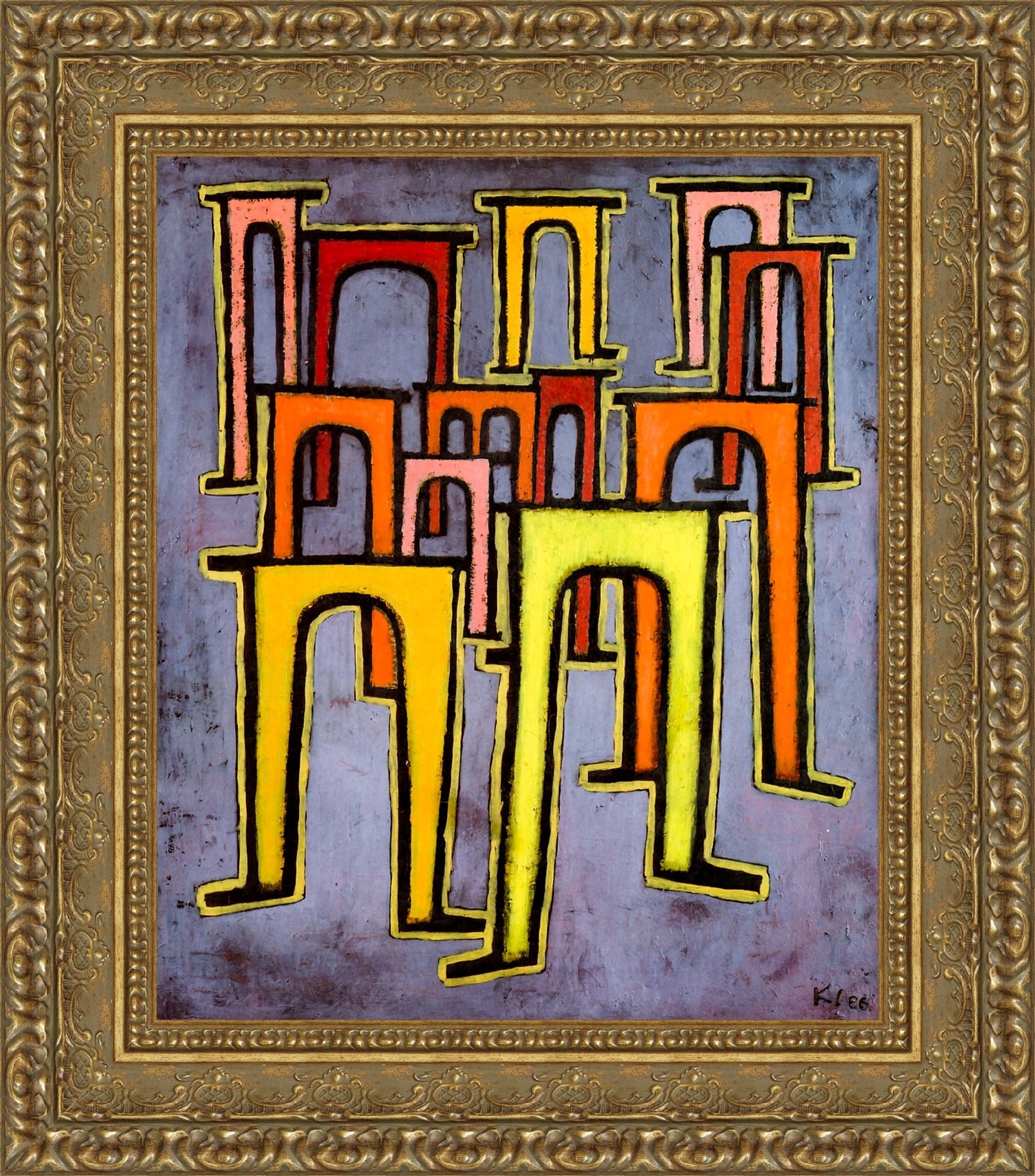 Revolt of the Viaducts – Paul Klee, 1937