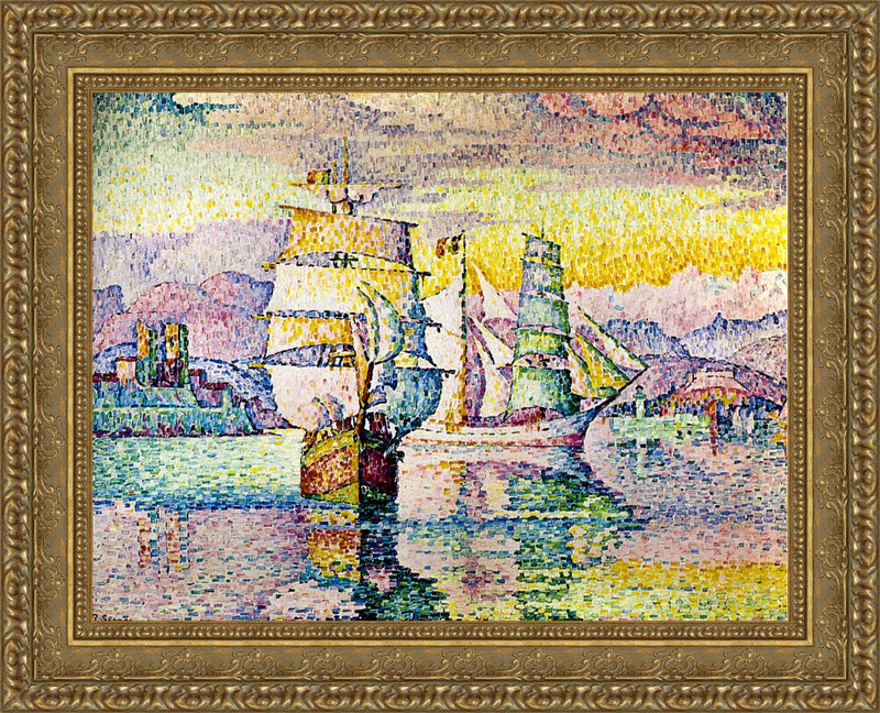 Antibes Harbour – Paul Signac, 1916