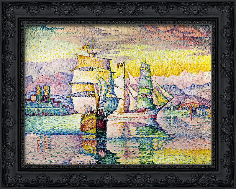 Antibes Harbour – Paul Signac, 1916