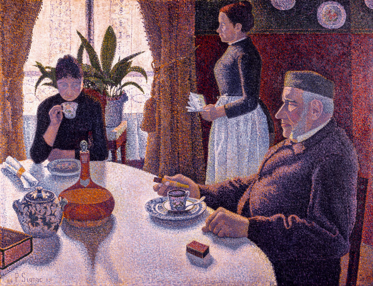 Breakfast – Paul Signac, 1886, framed