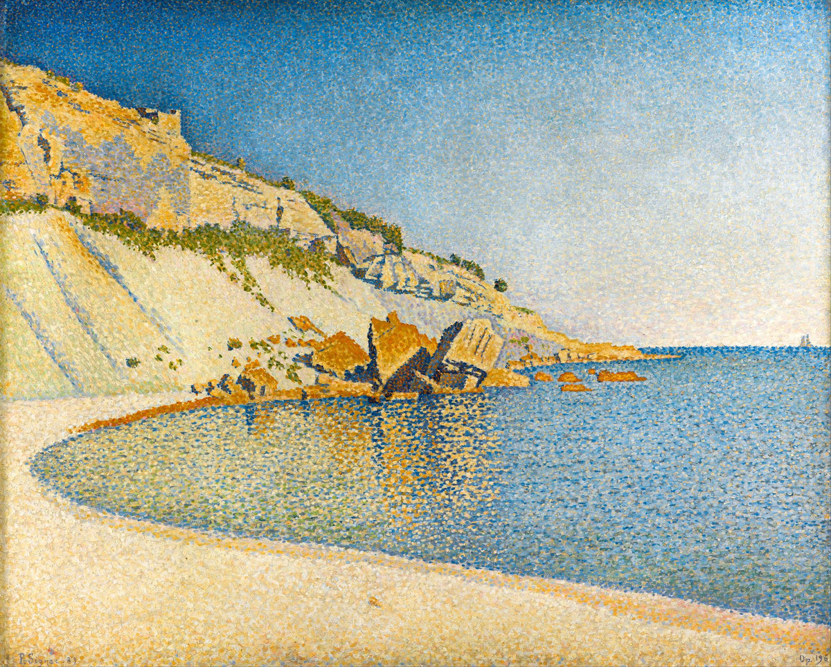 Cassis, Cap Lombard – Paul Signac, 1889, framed