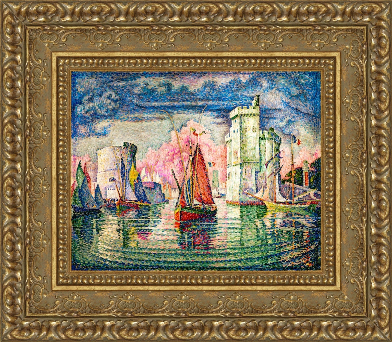Entrance to the Port of La Rochelle – Paul Signac, 1921