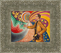 Silver frame
