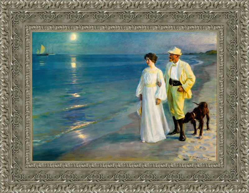 Summer Evening on Skagen Beach – Peder Severin Kroyer, 1899