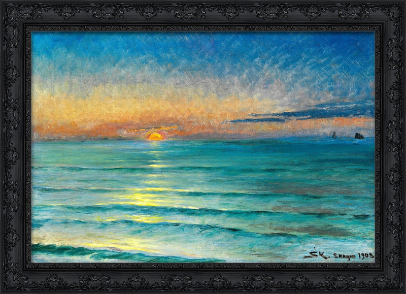 Sunset on the North Beach – Peder Severin Kroyer, 1905