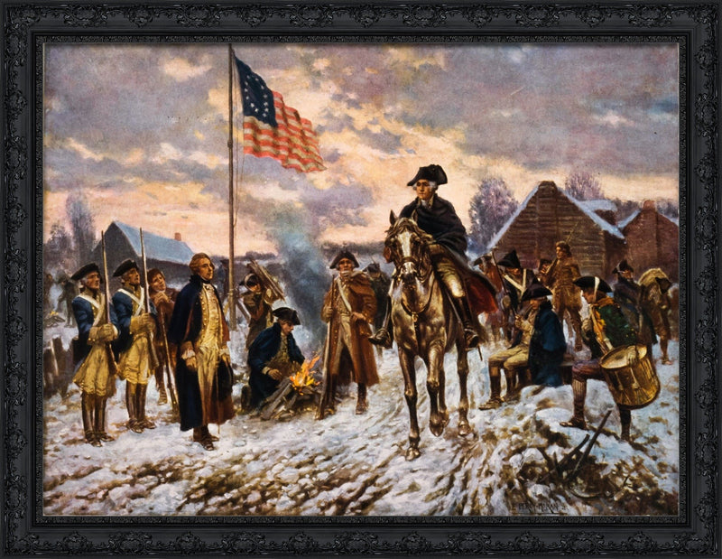Washington at Valley Forge – Percy Moran, 1911