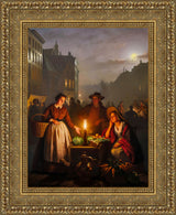 Avondmarkt – Petrus van Schendel, 1850
