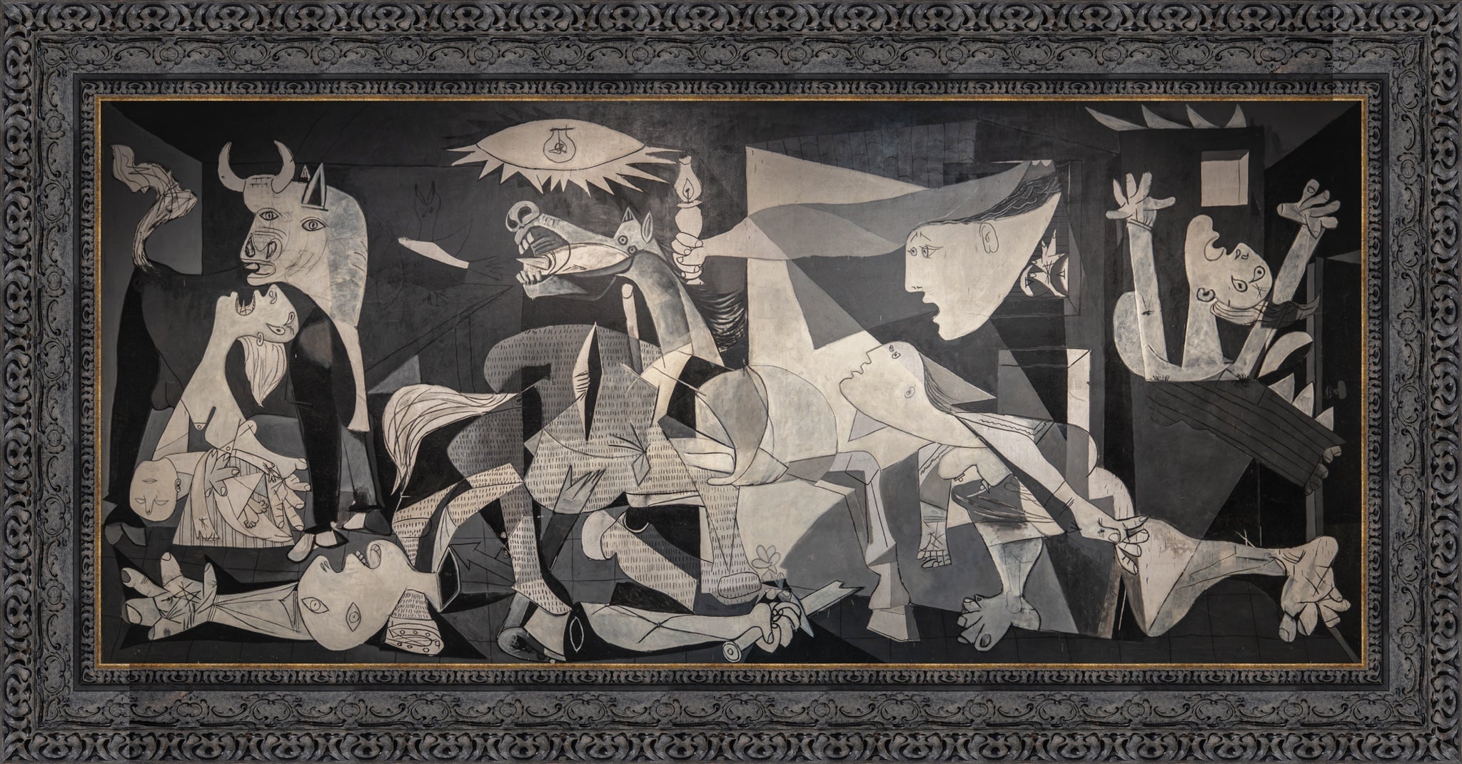 Guernica – Estate – Dark Bronze Frame by Picasso