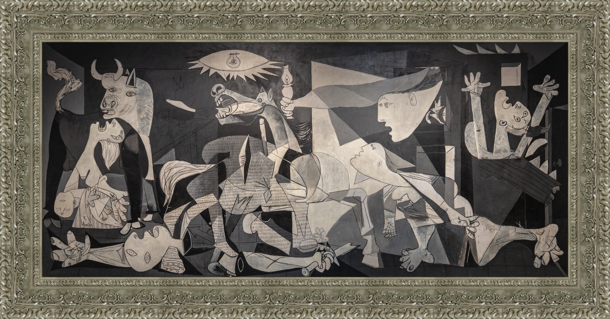 Guernica – Estate – Silver Frame by Picasso