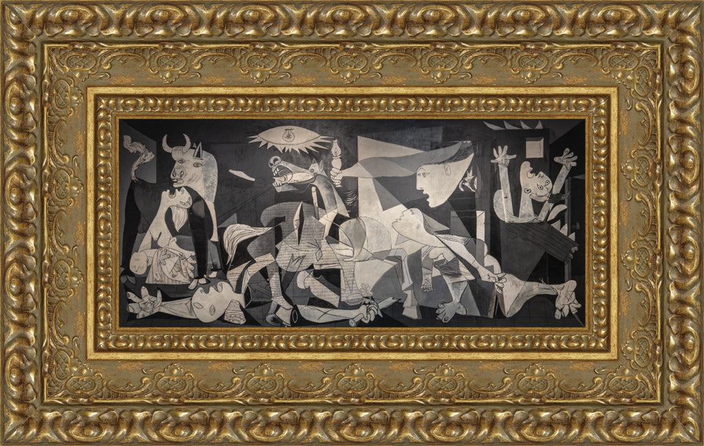 Guernica – Small – Gold Frame by Picasso