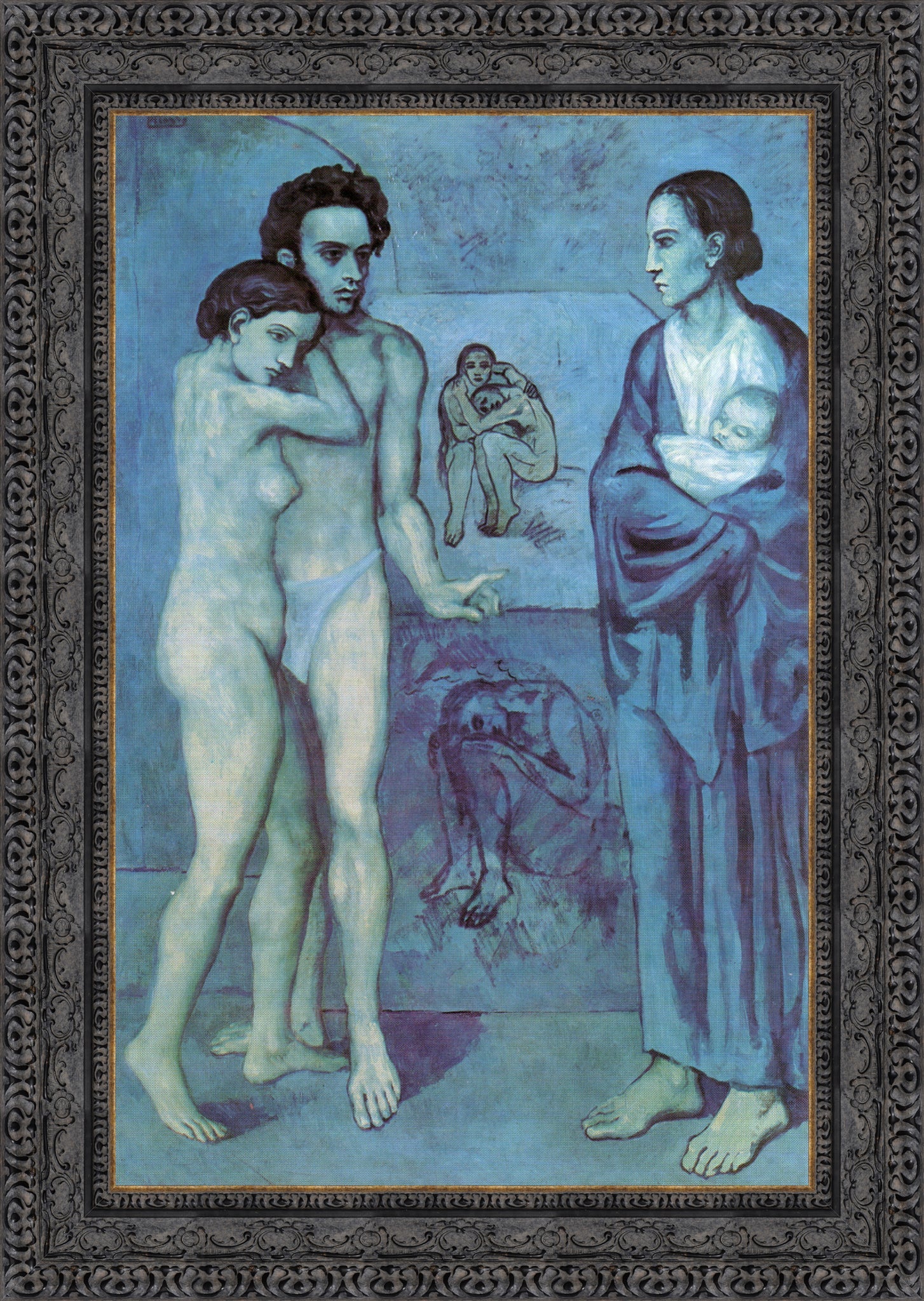 La Vie – Large – Dark Bronze Frame by Picasso