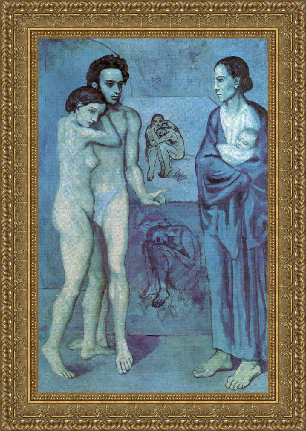 La Vie – Large – Gold Frame by Picasso