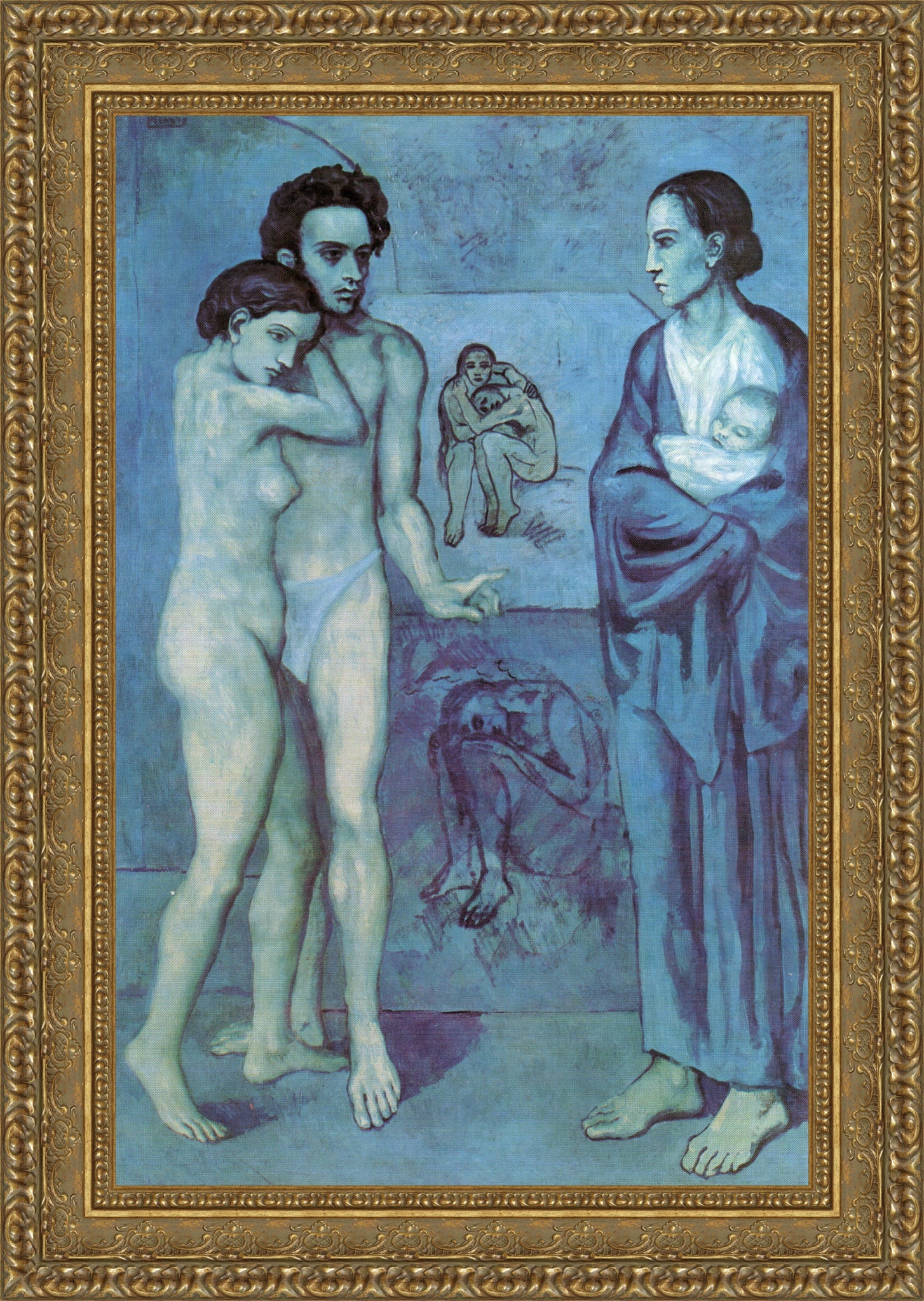 La Vie – Large – Gold Frame by Picasso