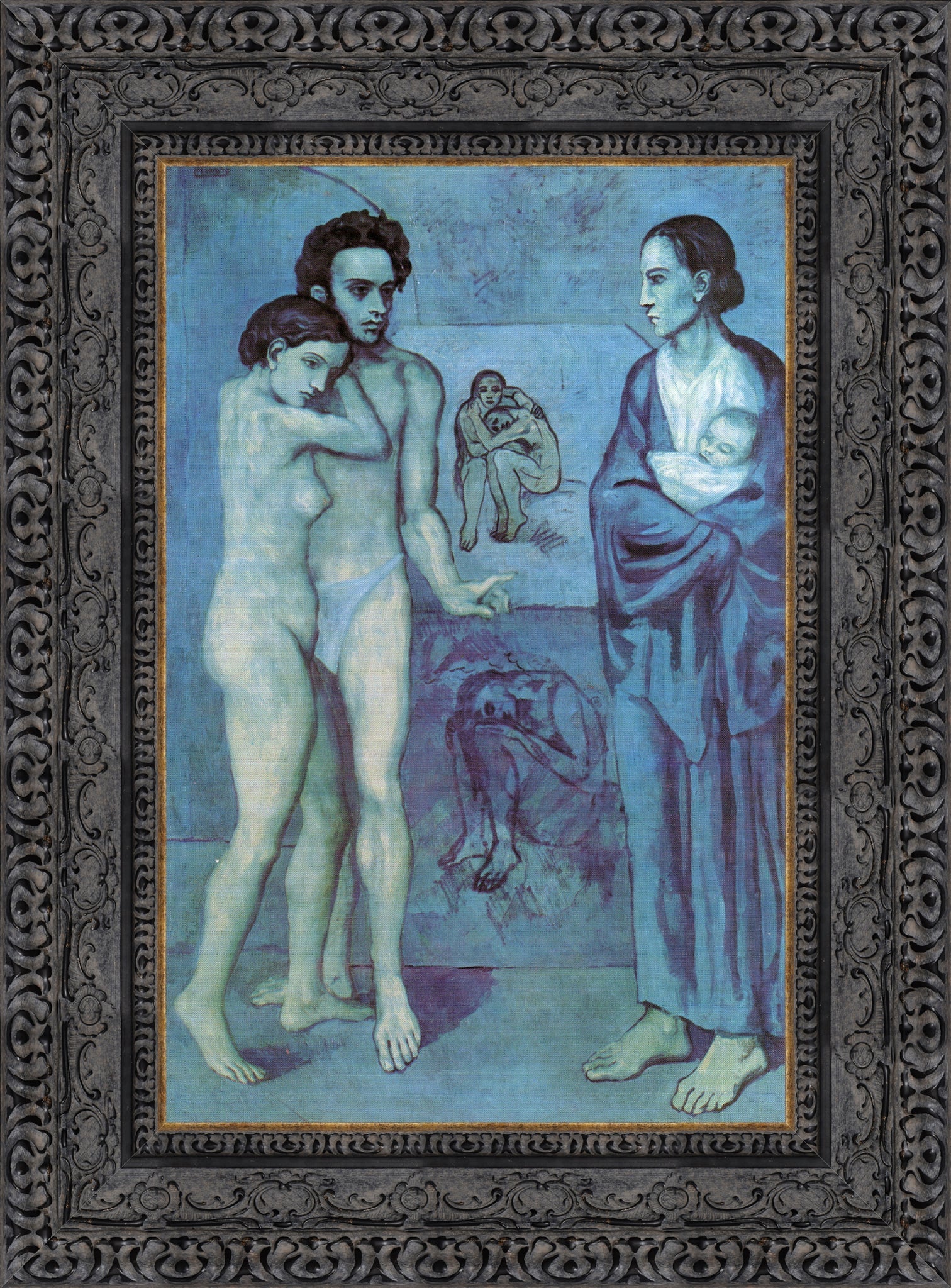 La Vie – Medium – Dark Bronze Frame by Picasso