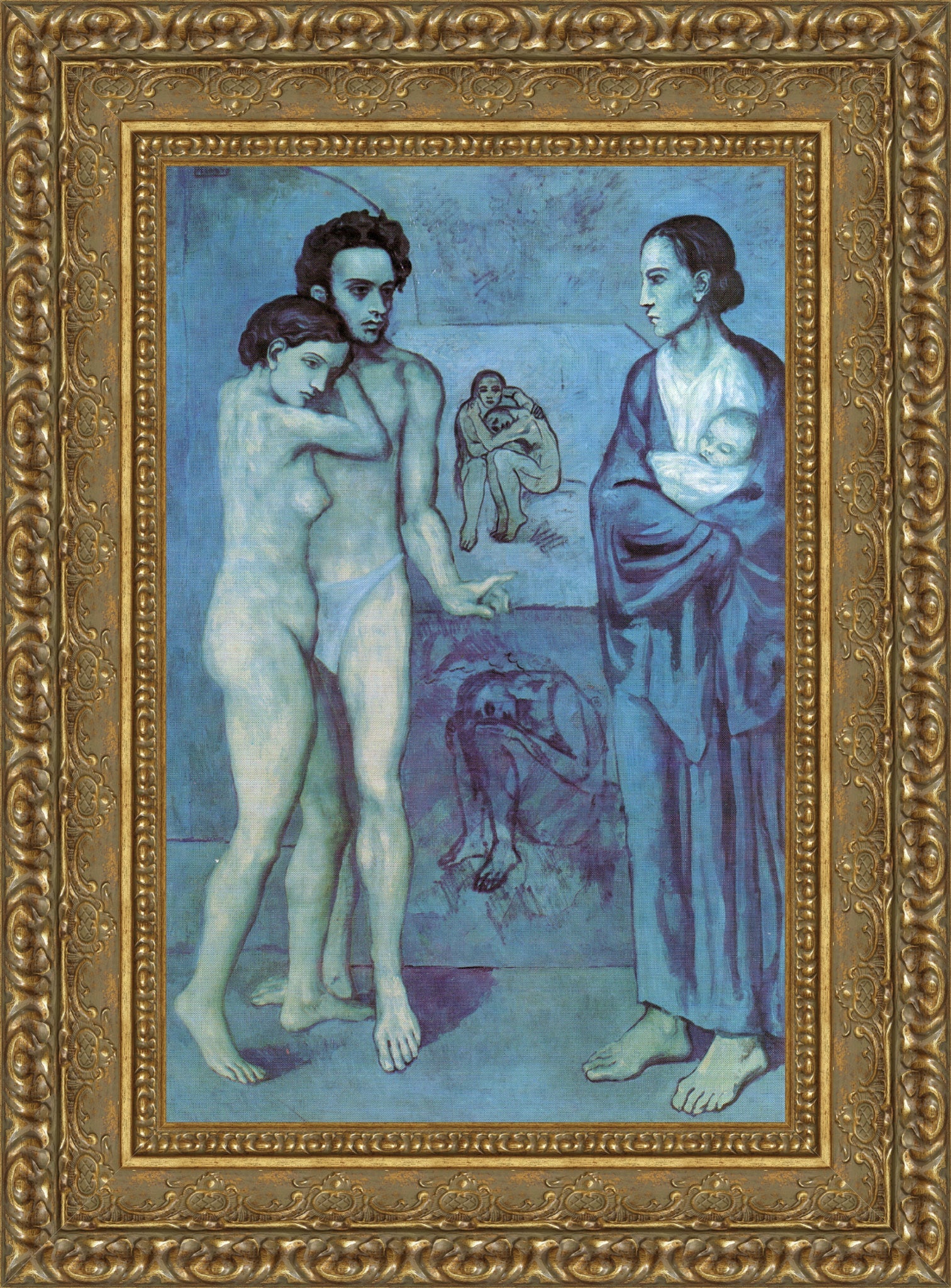 La Vie – Medium – Gold Frame by Picasso