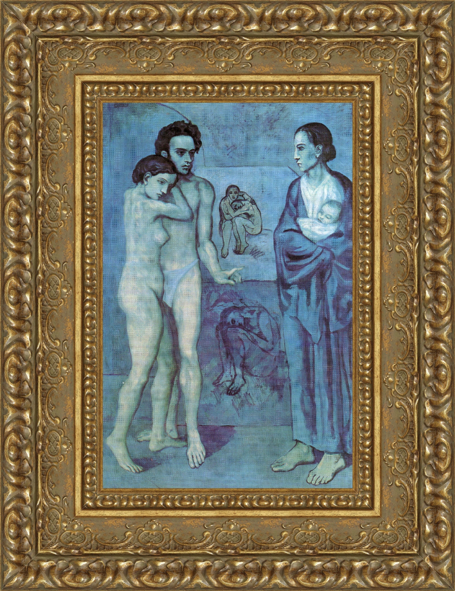 La Vie – Small – Gold Frame by Picasso