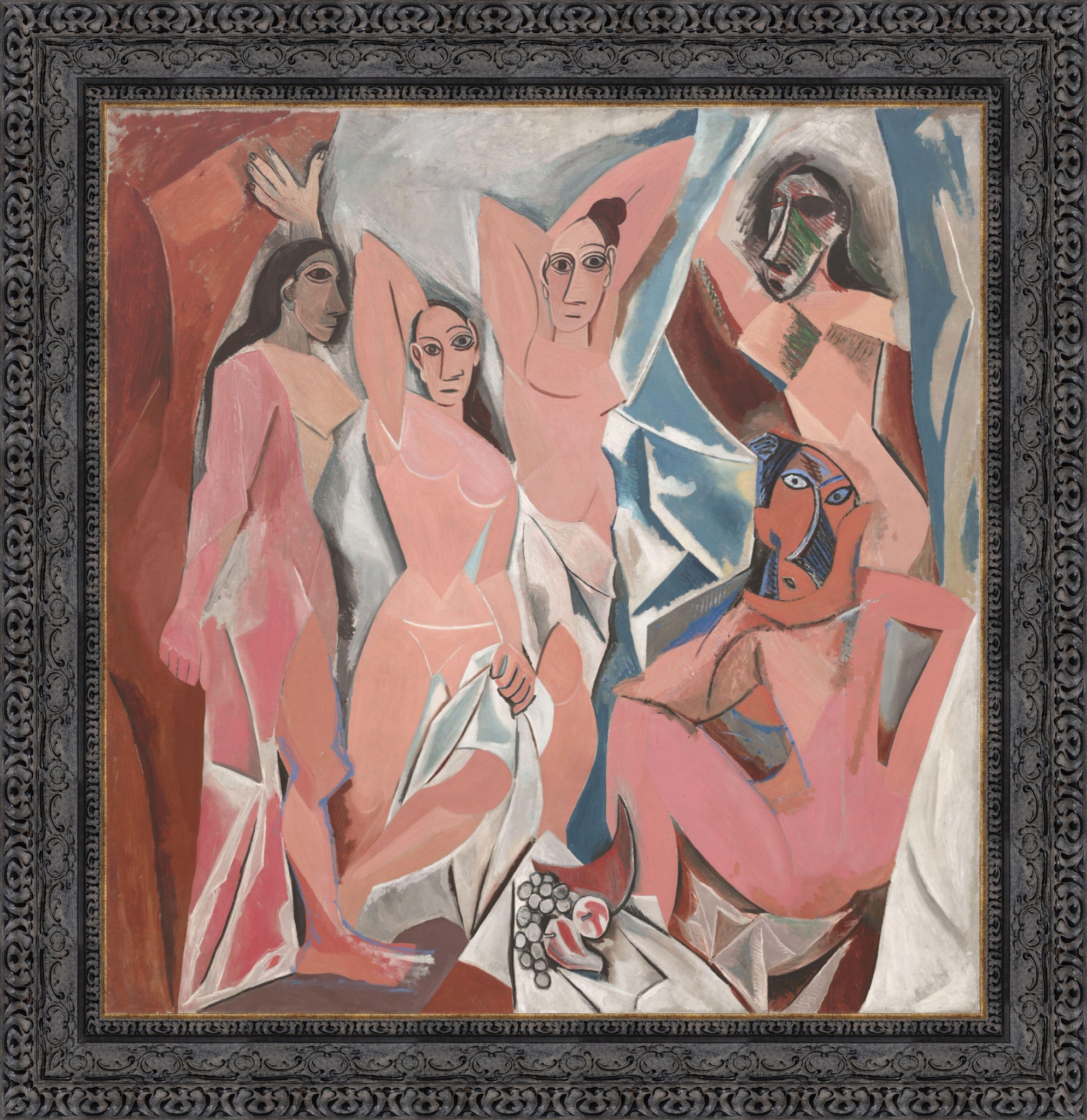 Les Demoiselles d'Avignon – Estate – Dark Bronze Frame by Picasso