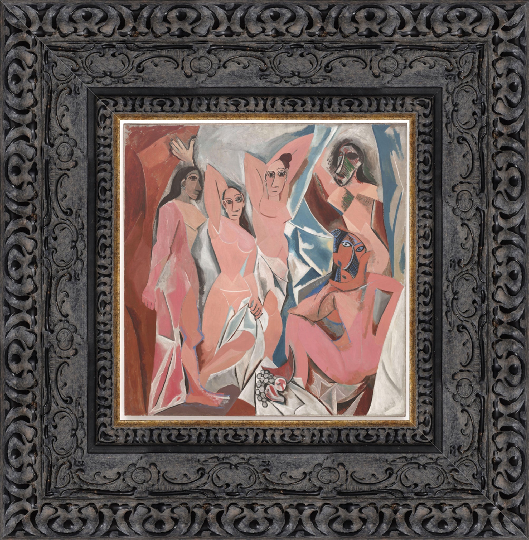 Les Demoiselles d'Avignon – Small – Dark Bronze Frame by Picasso