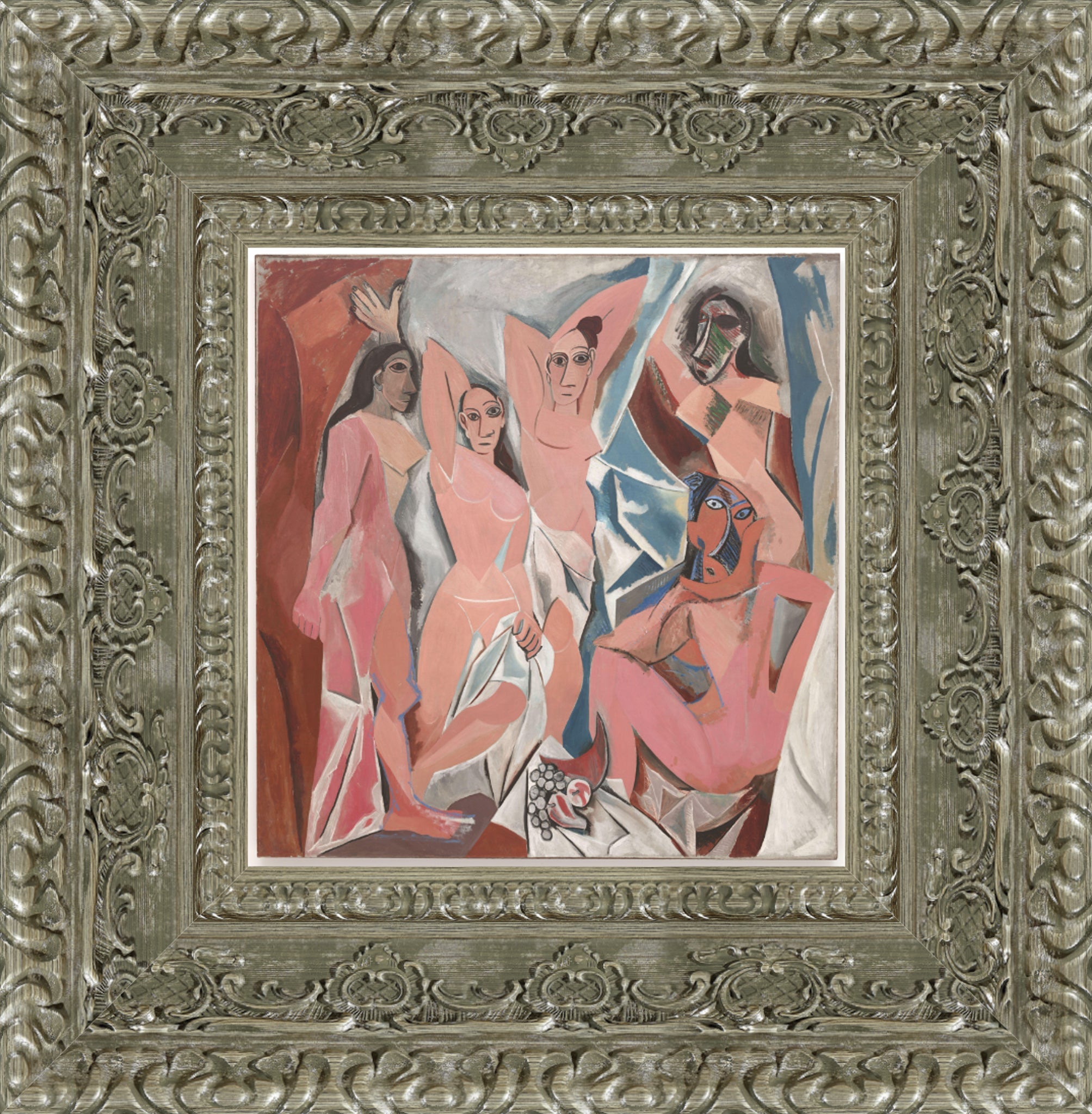 Les Demoiselles d'Avignon – Small – Silver Frame by Picasso