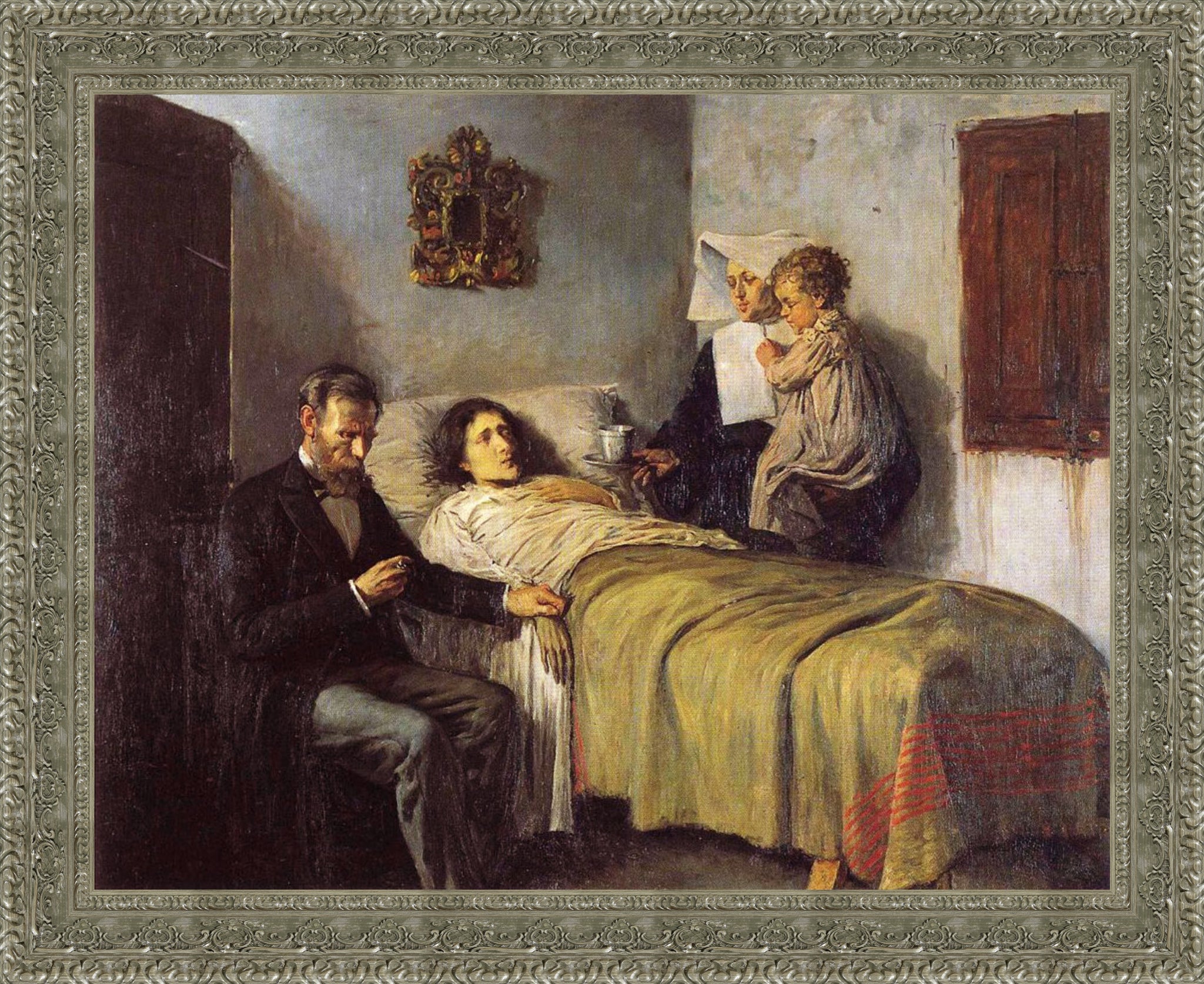 Science and Charity – Estate – Silver Frame by Picasso