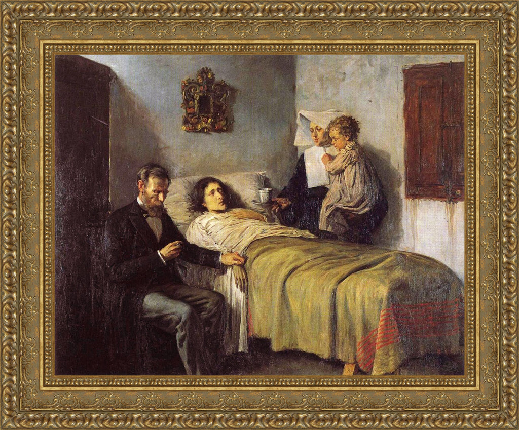 Science and Charity – Large – Gold Frame by Picasso