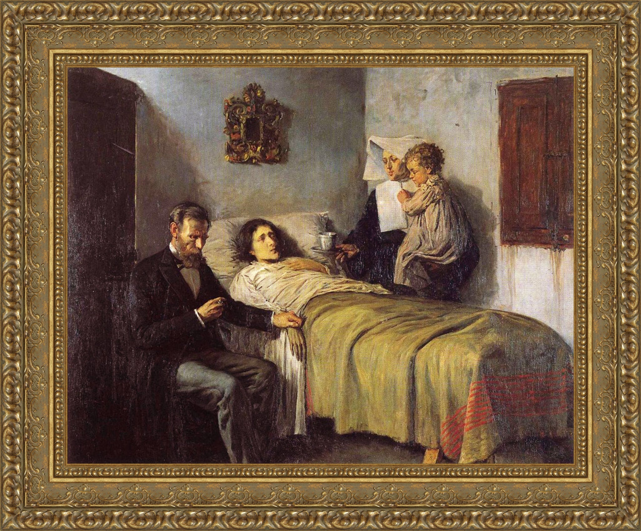 Science and Charity – Large – Gold Frame by Picasso