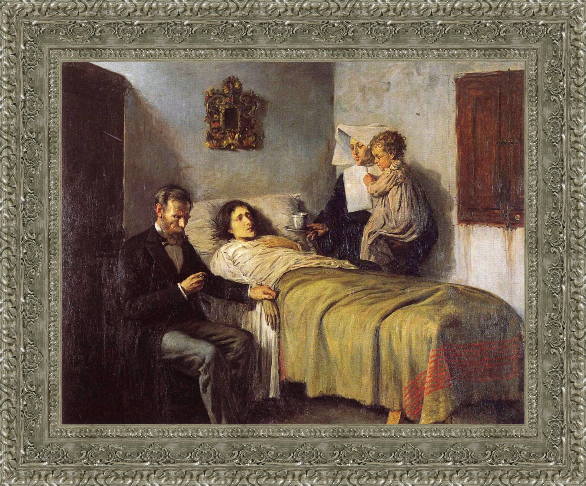 Science and Charity – Large – Silver Frame by Picasso