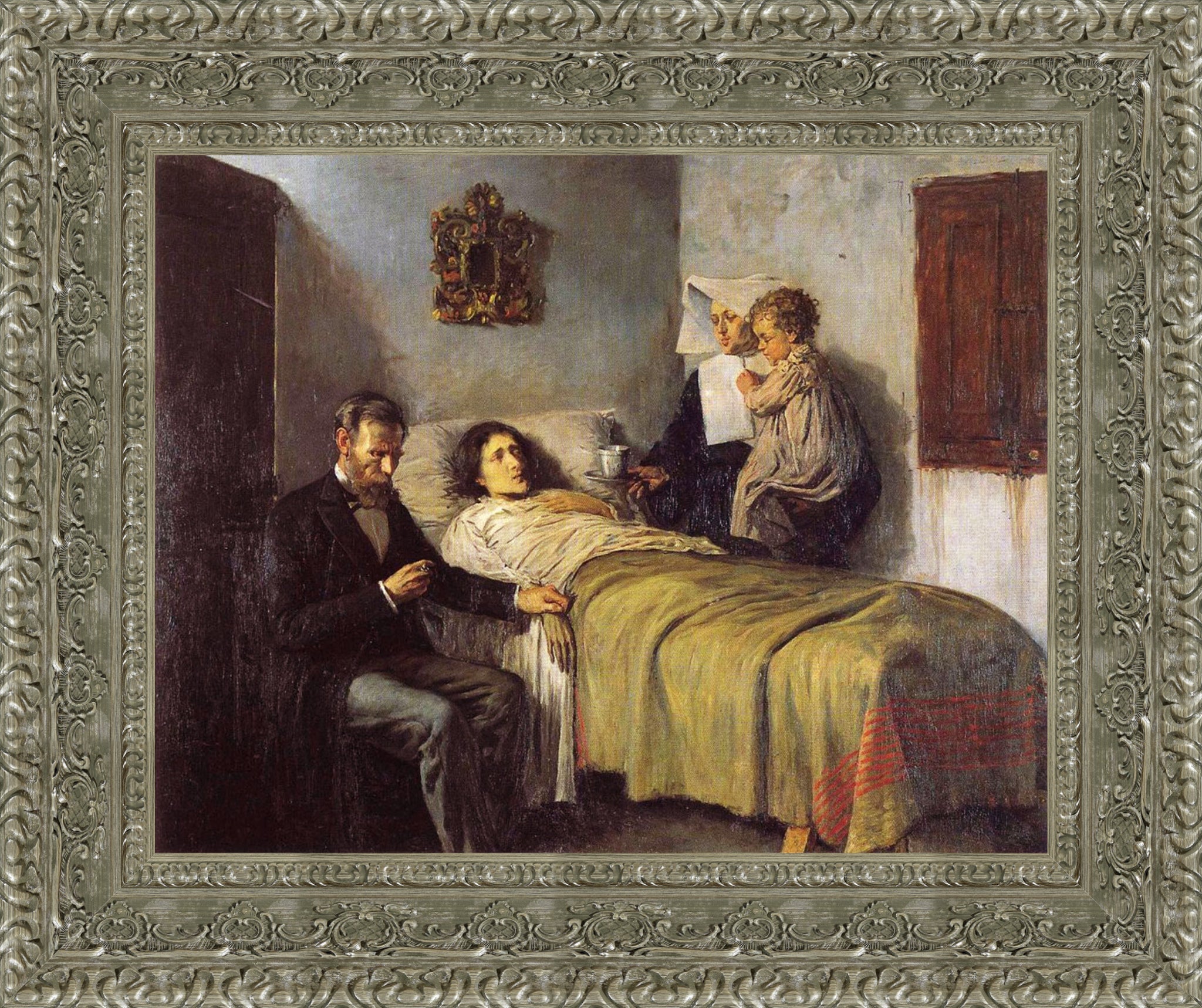 Science and Charity – Medium – Silver Frame by Picasso