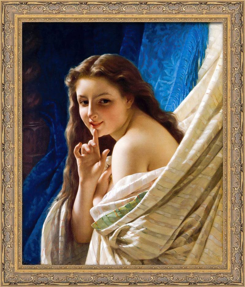 Portrait of a Young Woman – Pierre Auguste Cot, 1875
