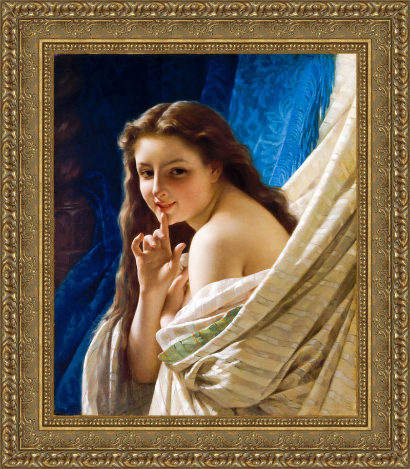 Portrait of a Young Woman – Pierre Auguste Cot, 1875