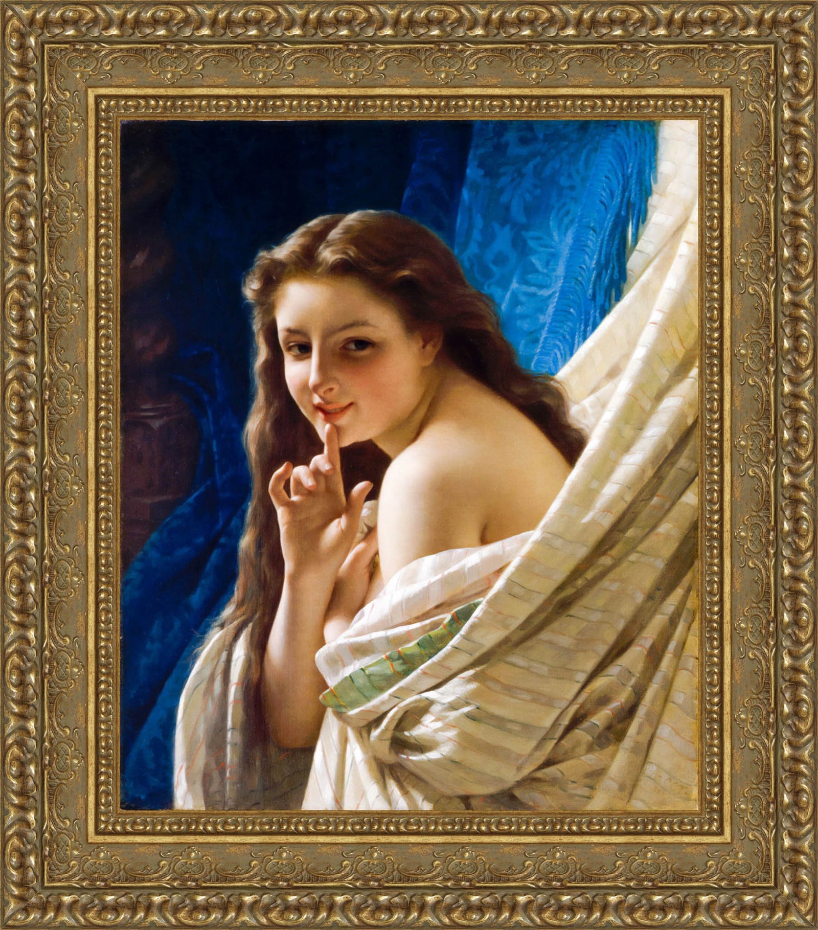 Portrait of a Young Woman – Pierre Auguste Cot, 1875