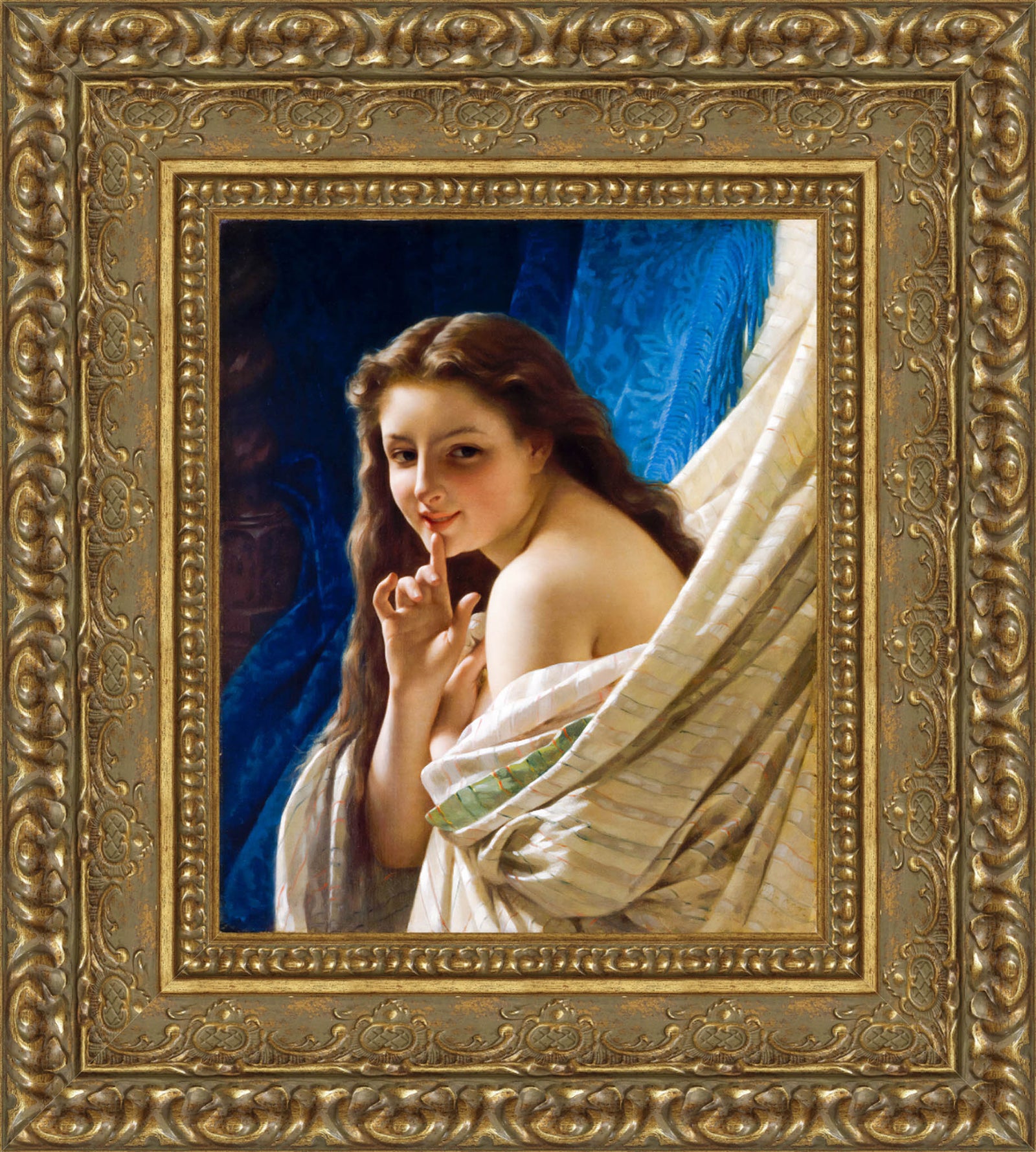 Portrait of a Young Woman – Pierre Auguste Cot, 1875