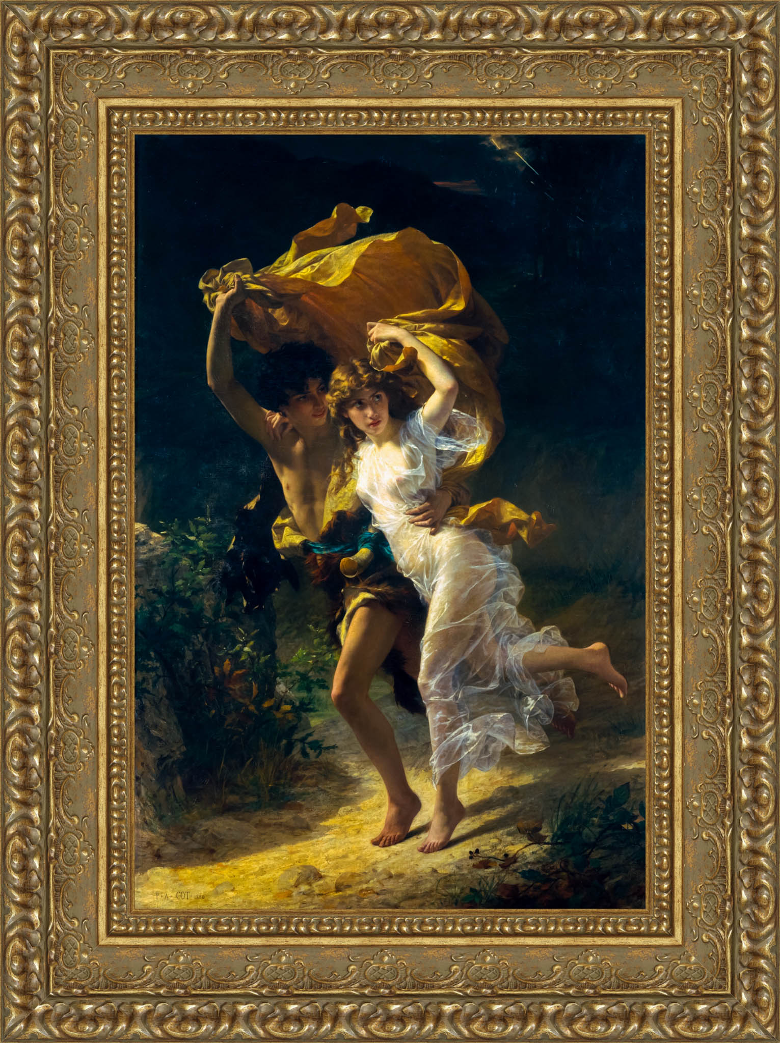 The Storm – Pierre Auguste Cot, 1880